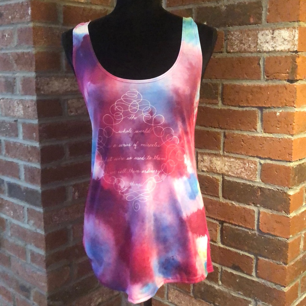 NEVER WORN w/ TAGS! Comfy Pink & Purple Long Tank